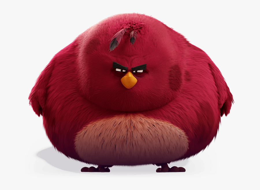 Face Clipart Big Bird - Big Red Angry Bird, Transparent Clipart
