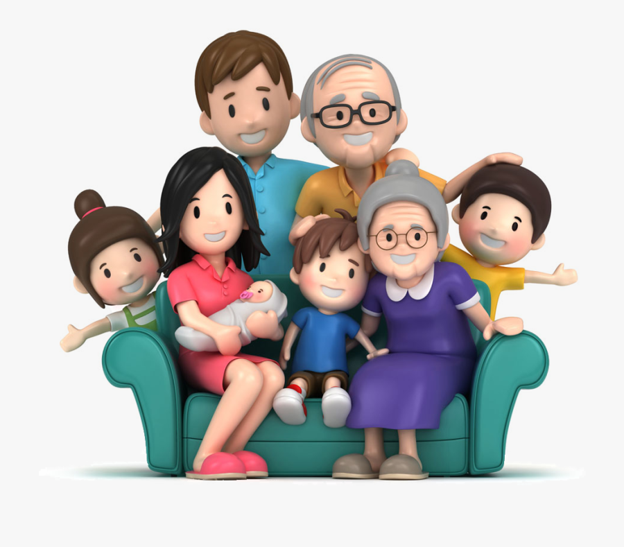 Clip Art Family Portrait Clipart - Talk To My Family, Transparent Clipart