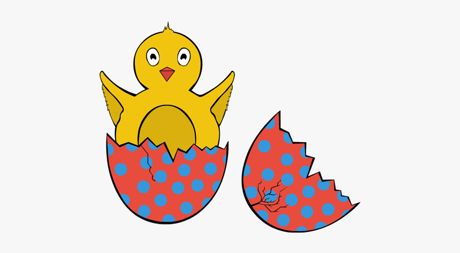 Hatch - Clipart - Easter Red Egg Broken, Transparent Clipart