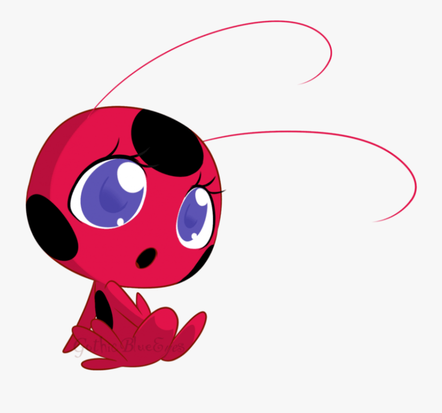 Free Png Download Curious Tikki By Gothicblueeyes - Tikki Miraculous Ladybug Animado, Transparent Clipart