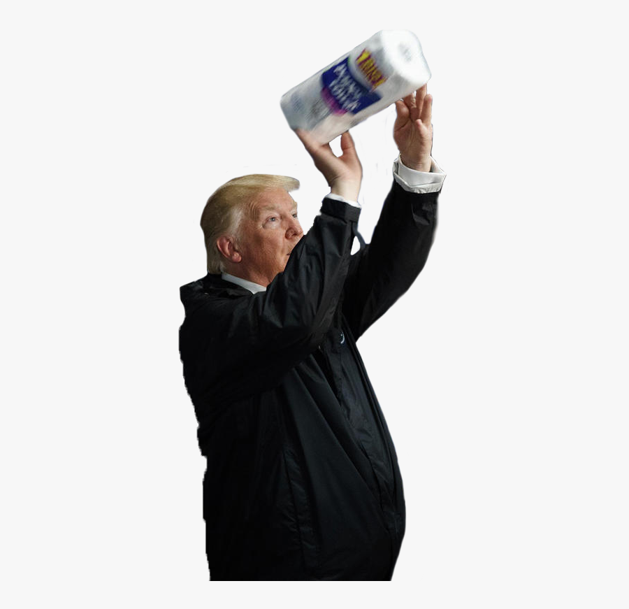 Persontrump Tossing Paper Towels - Trump Tossing Paper Towels, Transparent Clipart