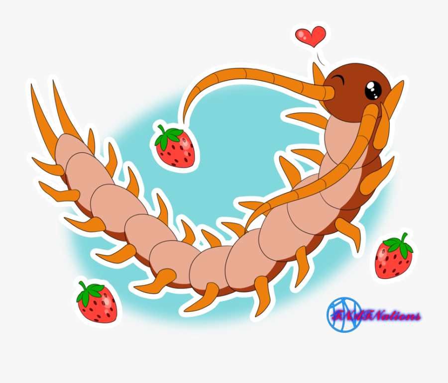 I Didn"t Think That Centipedes Could Be Cute, But I - Cartoon, Transparent Clipart