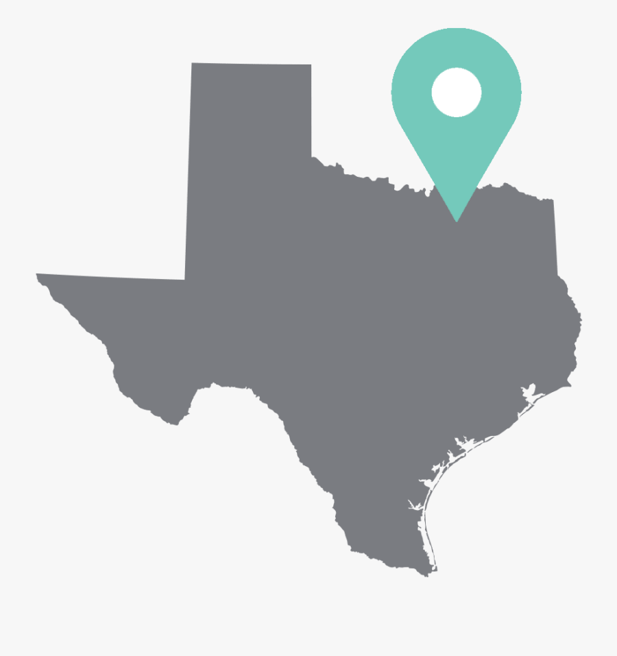 Texas Silhouette Clip Art - State Of Texas Png, Transparent Clipart