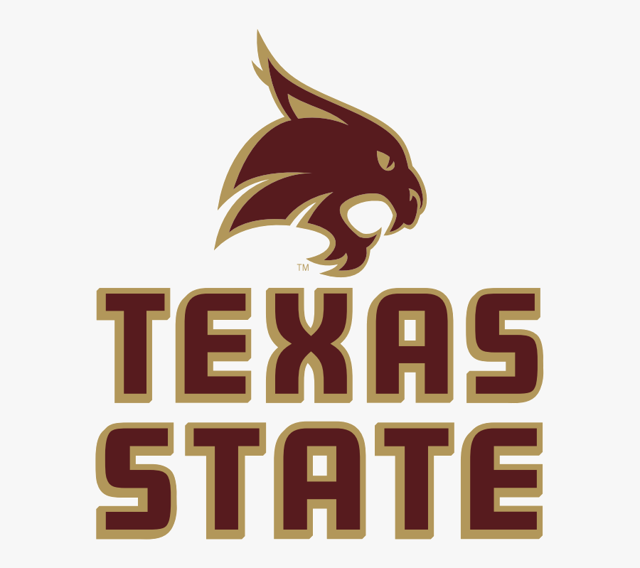 Texas State University Clipart - Texas State Athletics Logo, Transparent Clipart