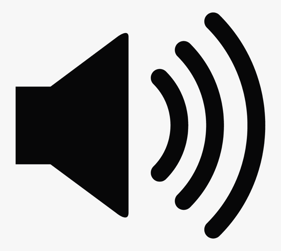 A Cone With Sound Waves Coming Out Of The Cone Clipart - Volume Loud, Transparent Clipart