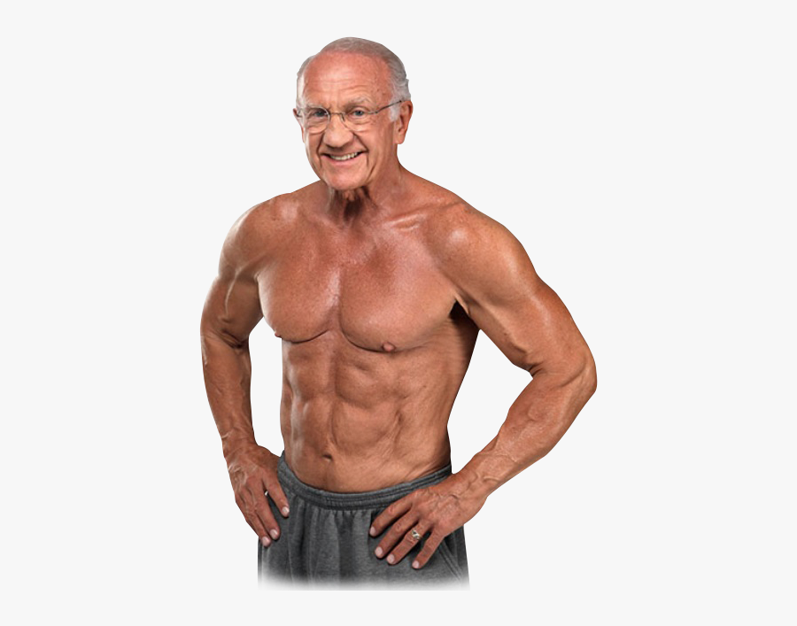 Bodybuilding Png - Man 50 Year Old Png, Transparent Clipart