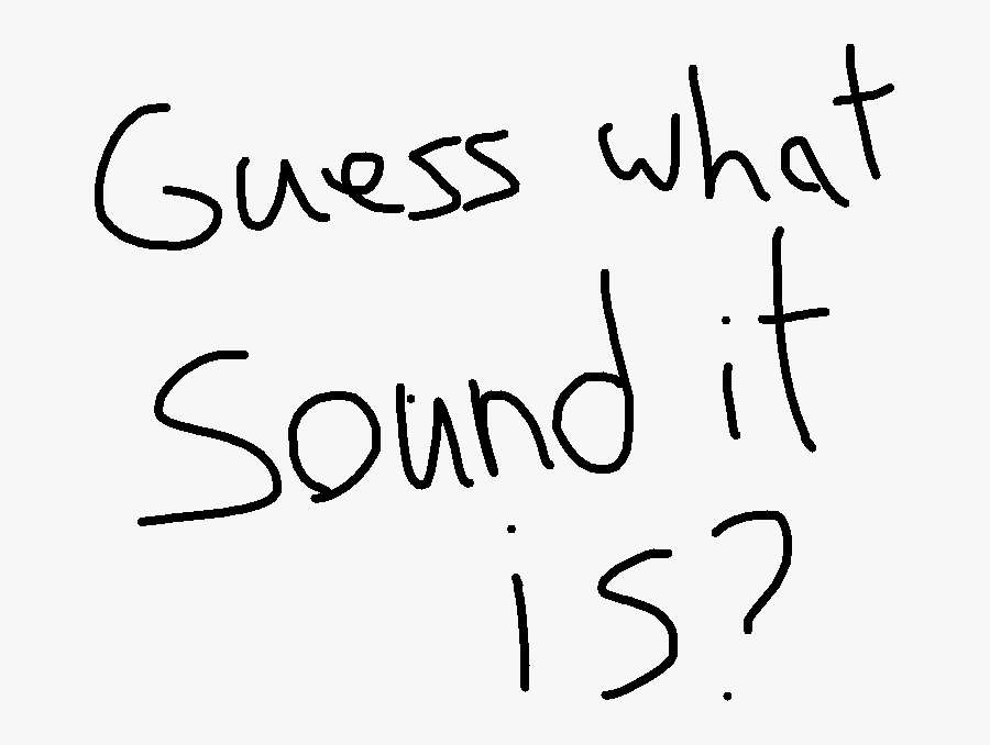Guess What Sound It Is Tynker - Calligraphy, Transparent Clipart