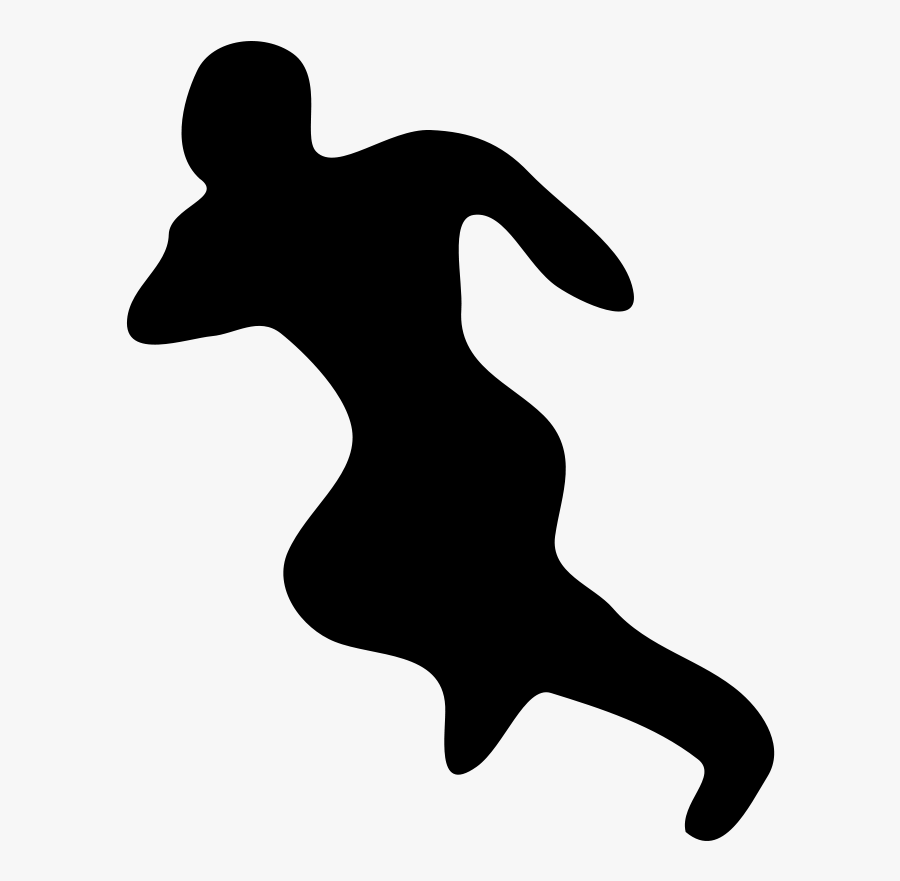 Soccer Player Silhouette, Transparent Clipart