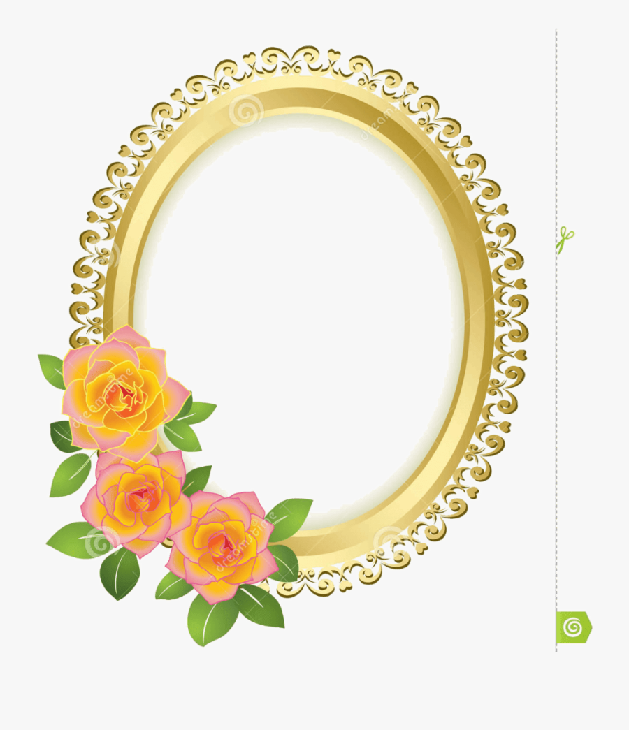 Round Photo Frame Png, Transparent Clipart
