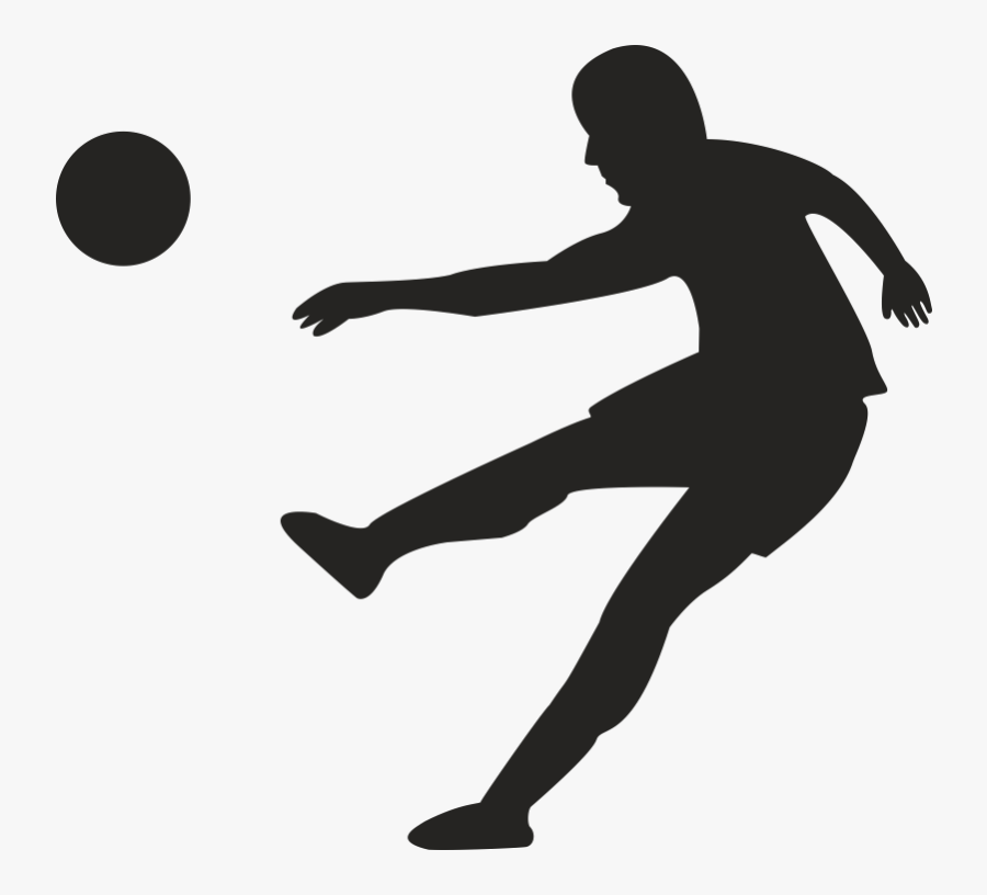 Vector Player Football Silhouette Graphics Free Png - Health And Safety In Soccer, Transparent Clipart