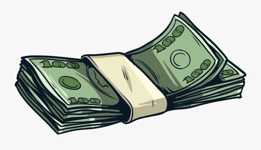 Dollars Clipart Subsidy - Cartoon Money Stack Png, Transparent Clipart