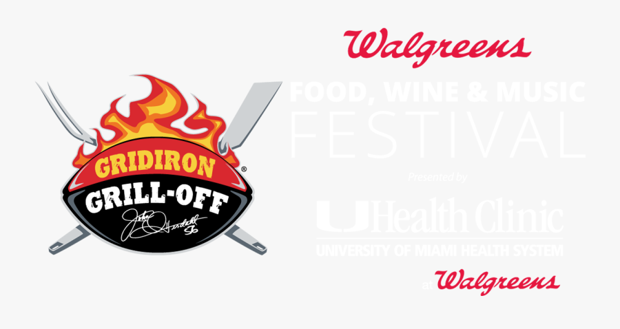 Gridiron Grill-off Food & Wine Festival - Walgreens, Transparent Clipart