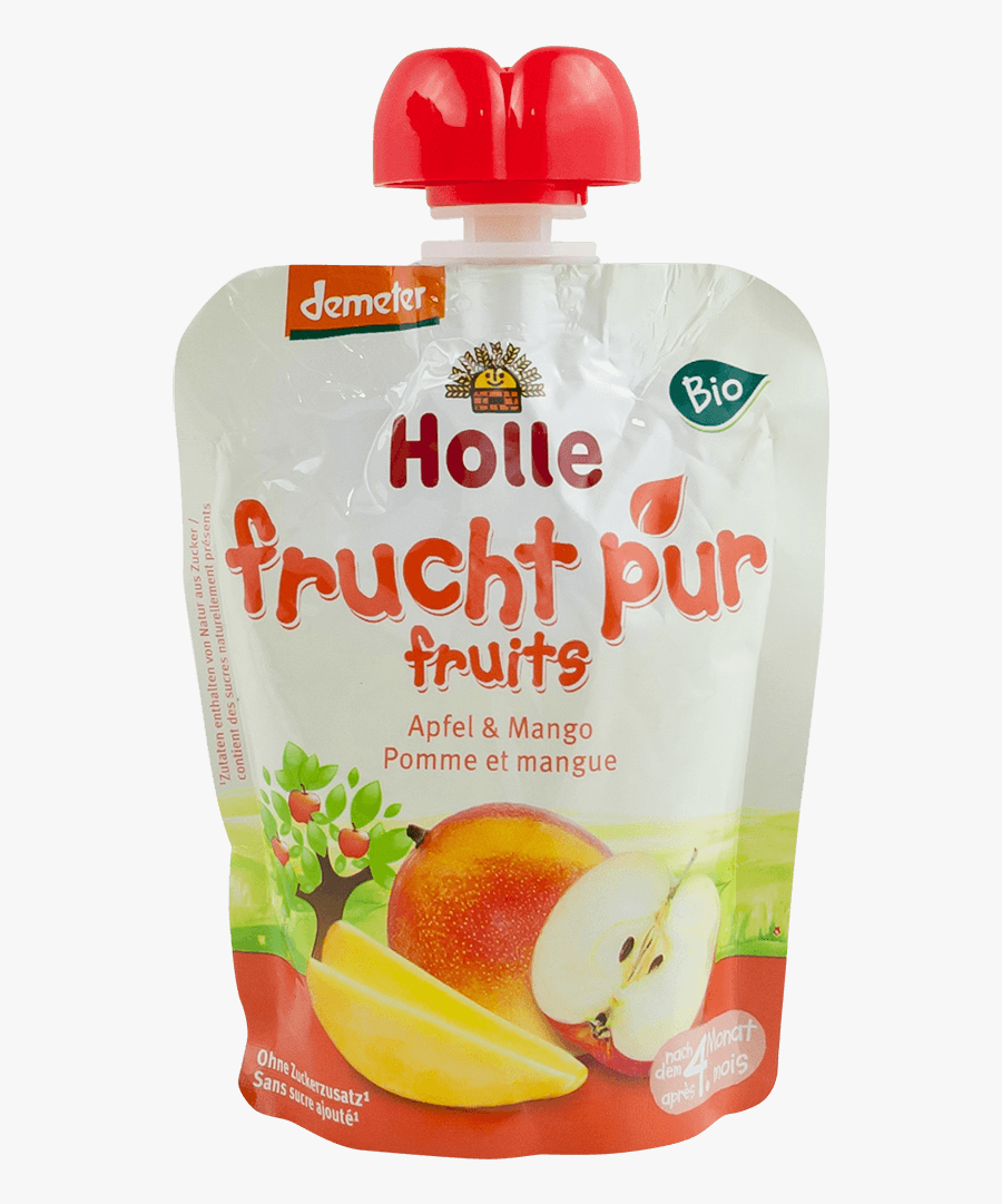 Holle Organic Pure Fruit Pouches - Demeter, Transparent Clipart