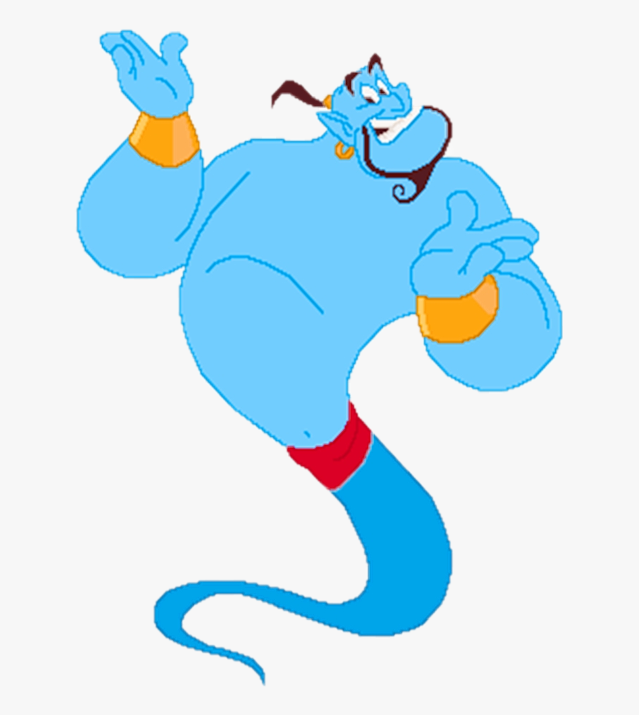 #genie #lamp #magic #aladdin #cartoon - Genie Png, Transparent Clipart