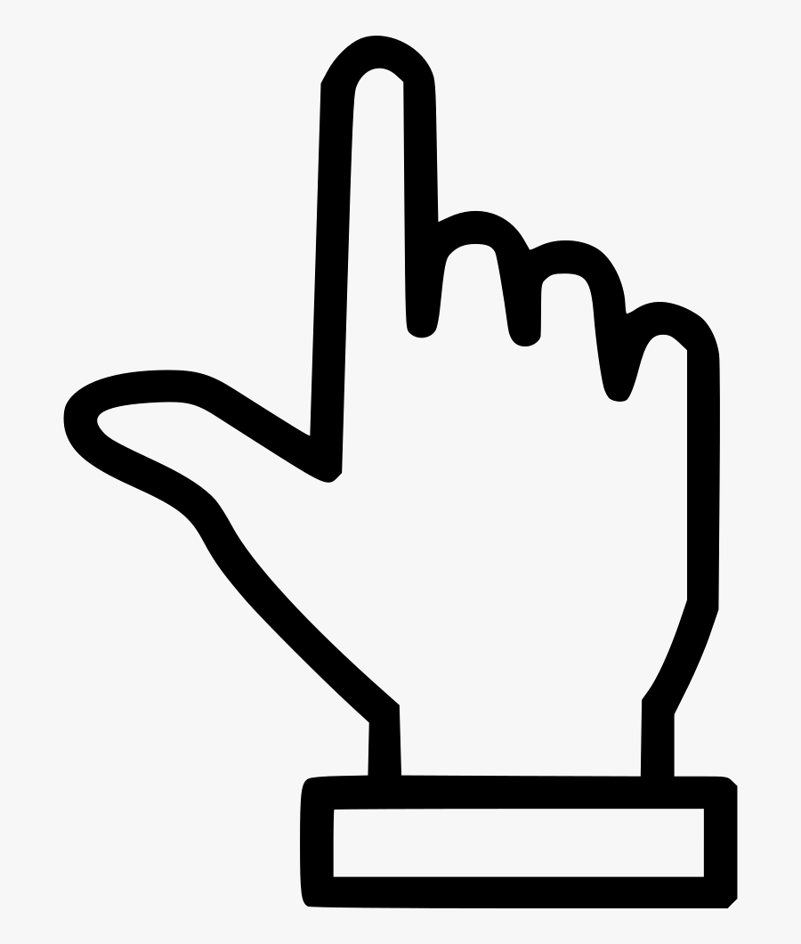 Hand Pointing Up Clipart, Transparent Clipart