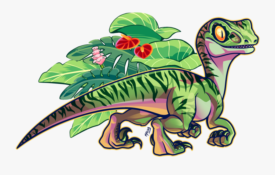 Velociraptor Dinosaur Fauna Organism Velociraptor Fictional - Jurassic World Dessin Chibi, Transparent Clipart