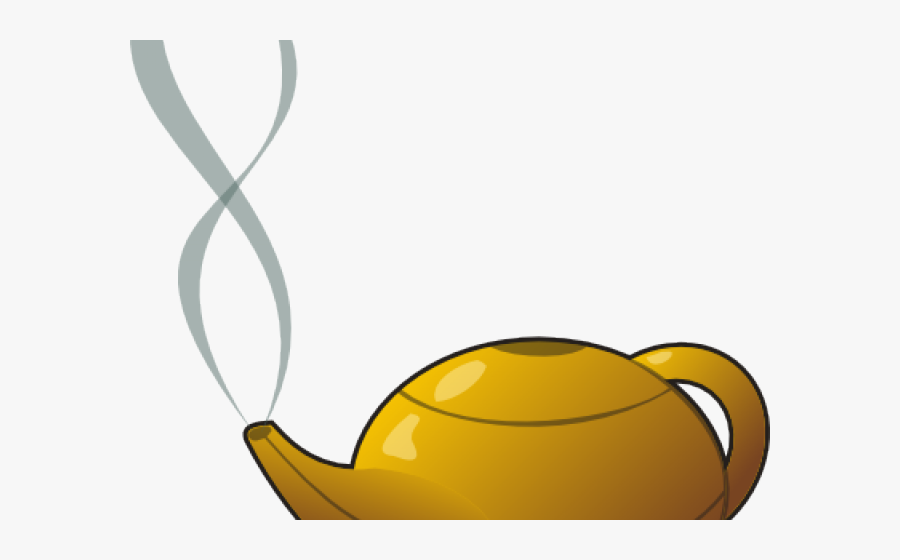 Transparent Genie Lamp Clipart - Genie Lamp Clipart, Transparent Clipart