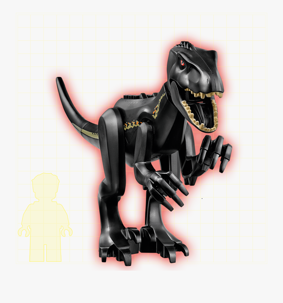 Ferocious Clipart Raptor Dinosaur - Lego Indoraptor Jurassic World, Transparent Clipart