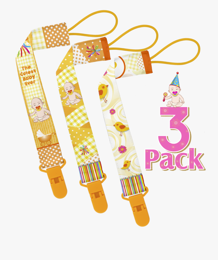Kiddos Art Pacifier Clip, Transparent Clipart
