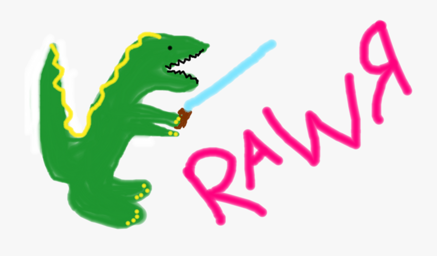 This Is Not A Velociraptor, Because Velociraptors Are - Cartoon, Transparent Clipart