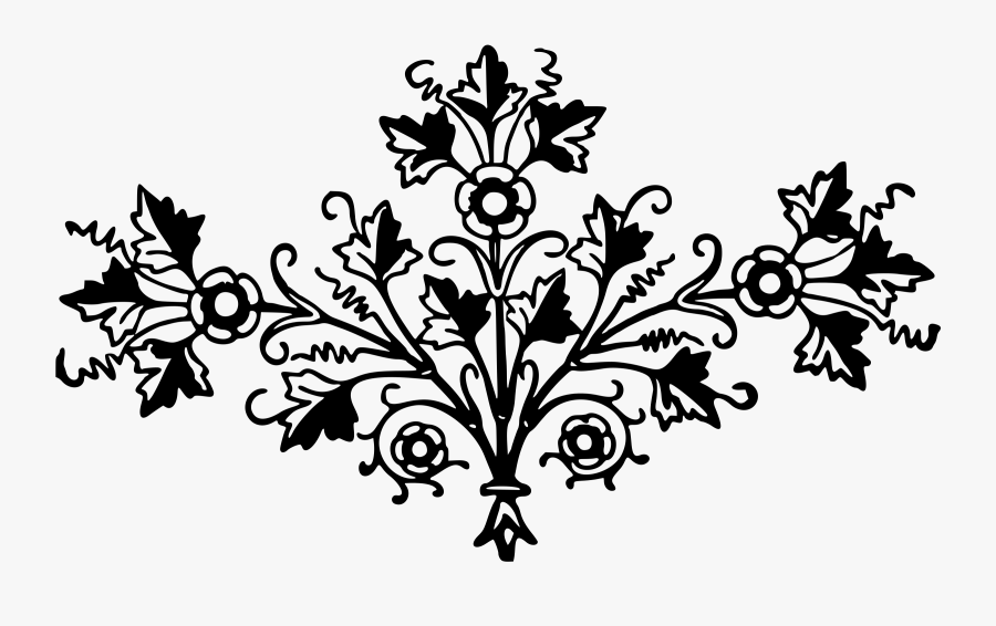 Floral Design 59 Clip Arts - Floral Design, Transparent Clipart
