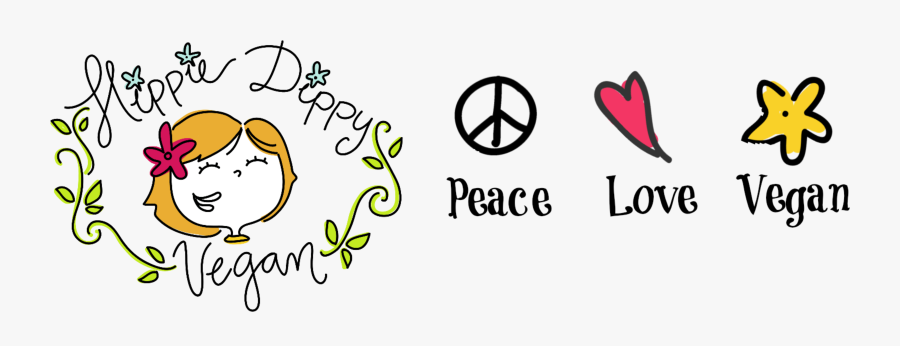 Peace Love Vegan, Transparent Clipart
