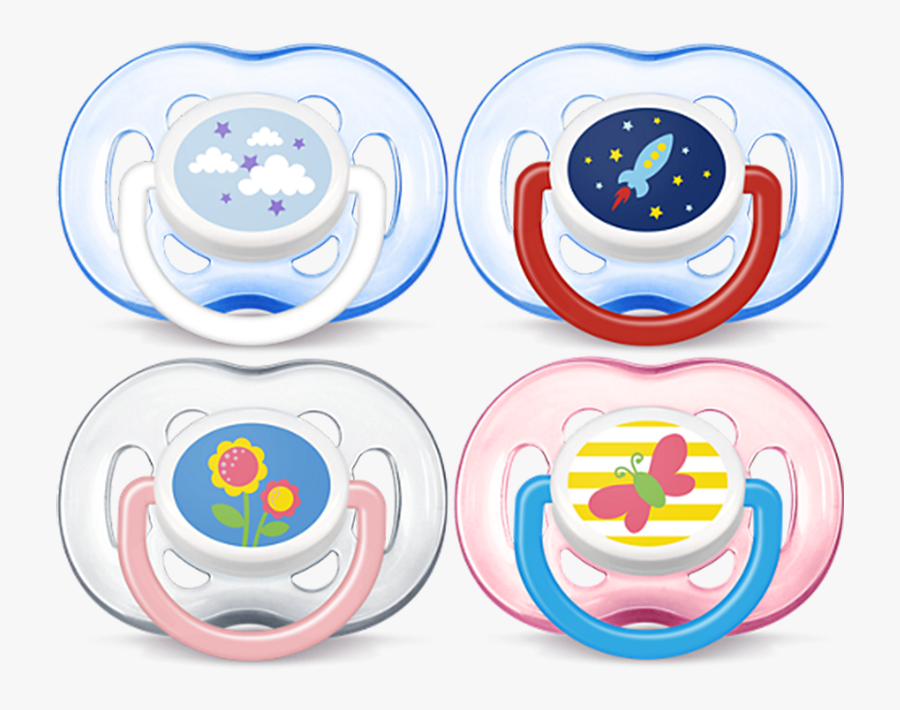 Philips Avent Contemporary Freeflow Pacifier 2 Pack - Avent Scf186 26, Transparent Clipart