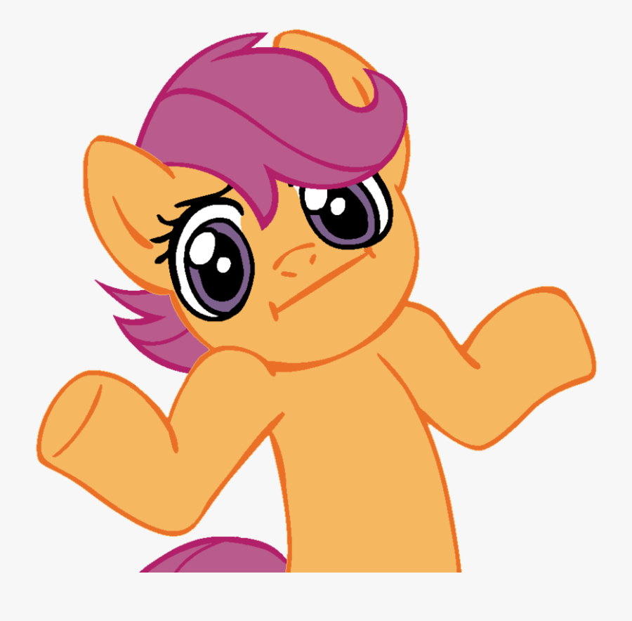 Pinkie Pie Shrug Clipart , Png Download - Rainbow Dash I Don T Know, Transparent Clipart