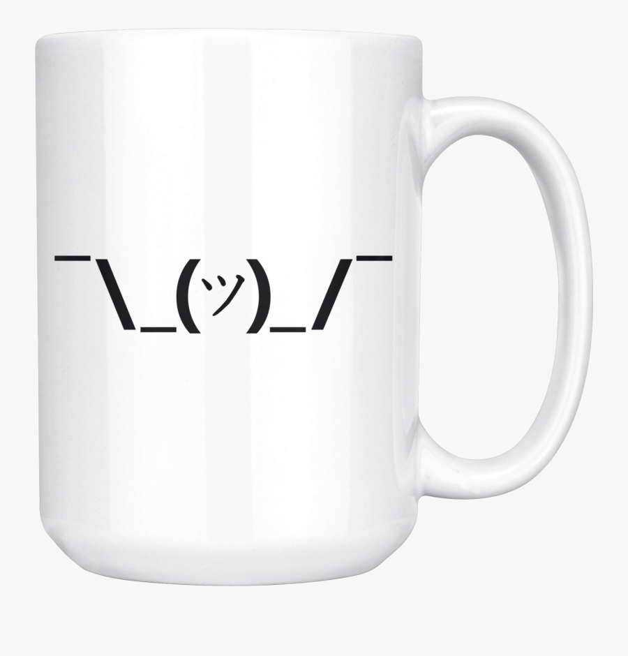 Classic Shrug Emoji Mug Beer Stein - Mug, Transparent Clipart