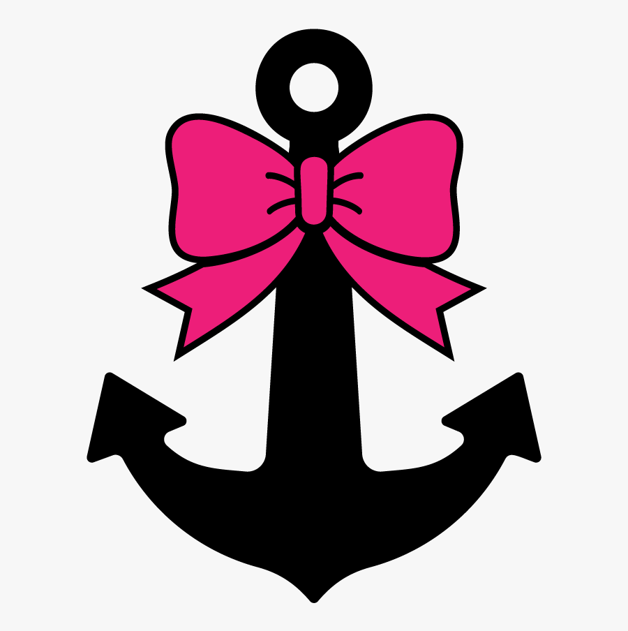 Alligcutter Anchor Bow Monogram 03 Clipart , Png Download, Transparent Clipart