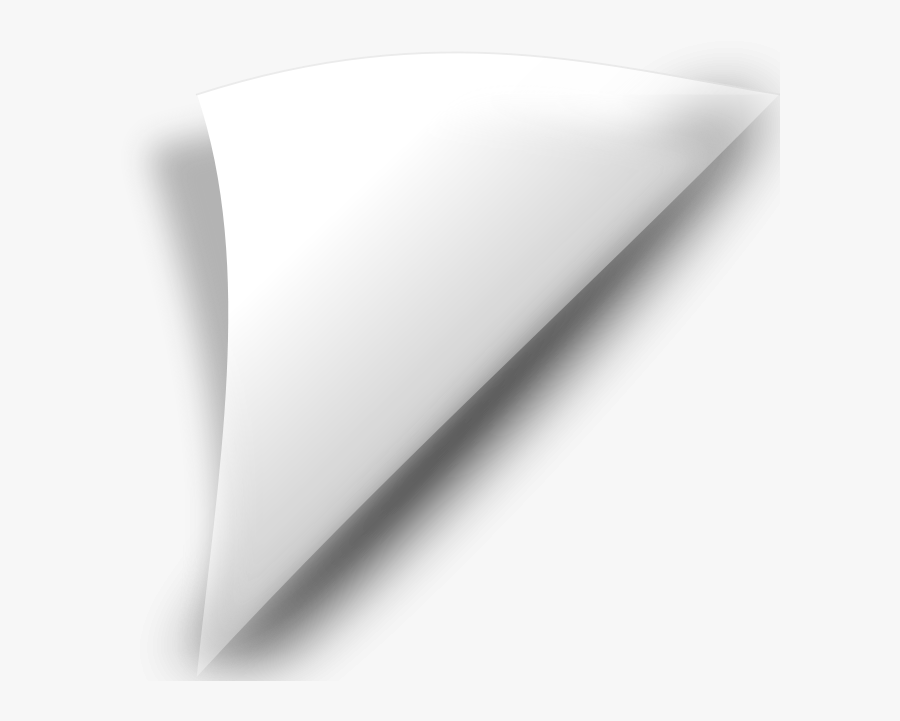 Page Curl - Darkness, Transparent Clipart