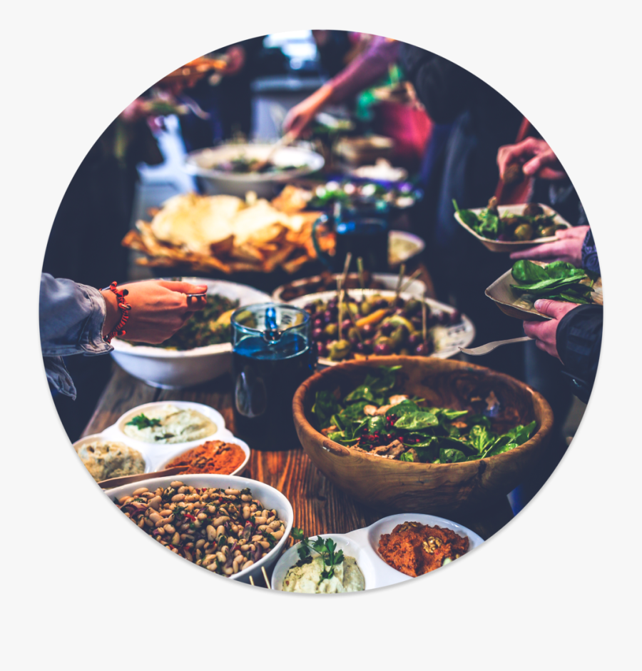 The Hall Is Famous For It"s Free Monthly Suppers - Bring And Share Supper, Transparent Clipart