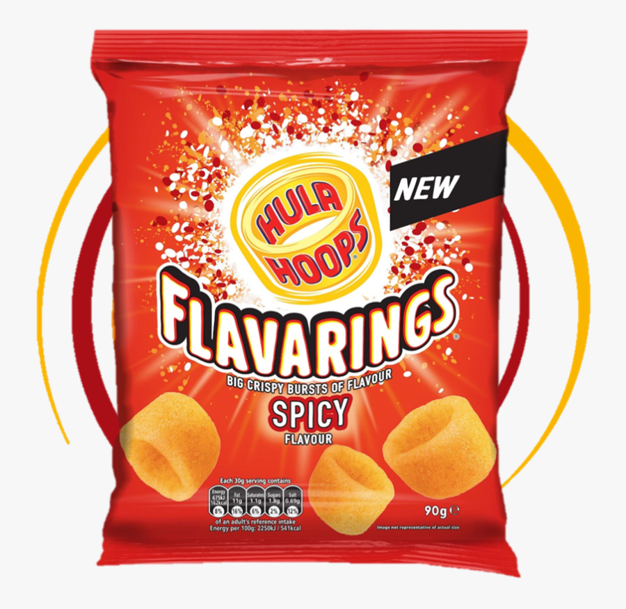 Hula Hoop Crisps New - Hula Hoops Flavarings Spicy, Transparent Clipart