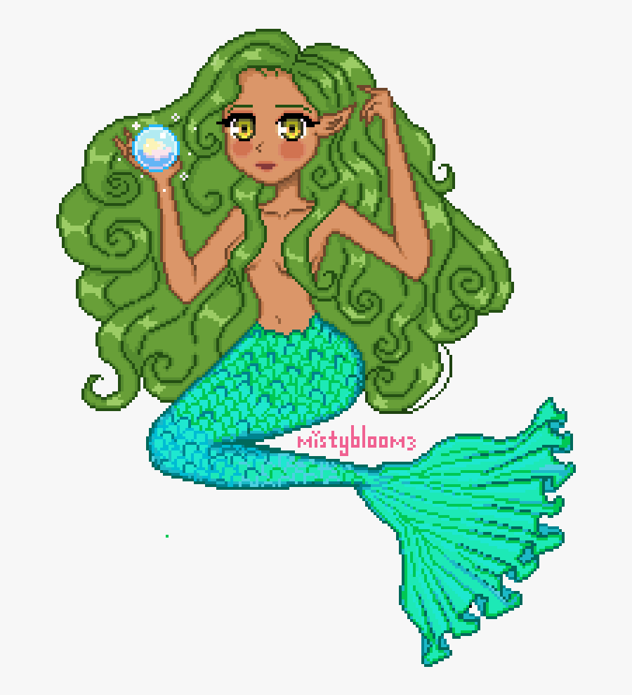 The Kelp Mermaid - Illustration, Transparent Clipart