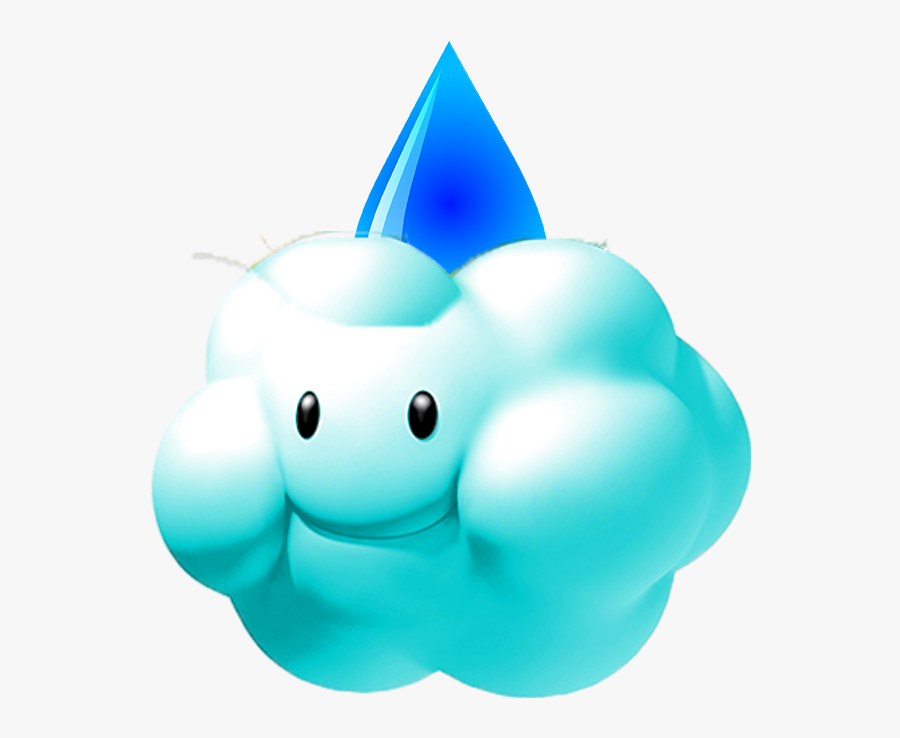 Mario Kart Snow Cloud Clipart , Png Download - Snow Cloud Mario, Transparent Clipart