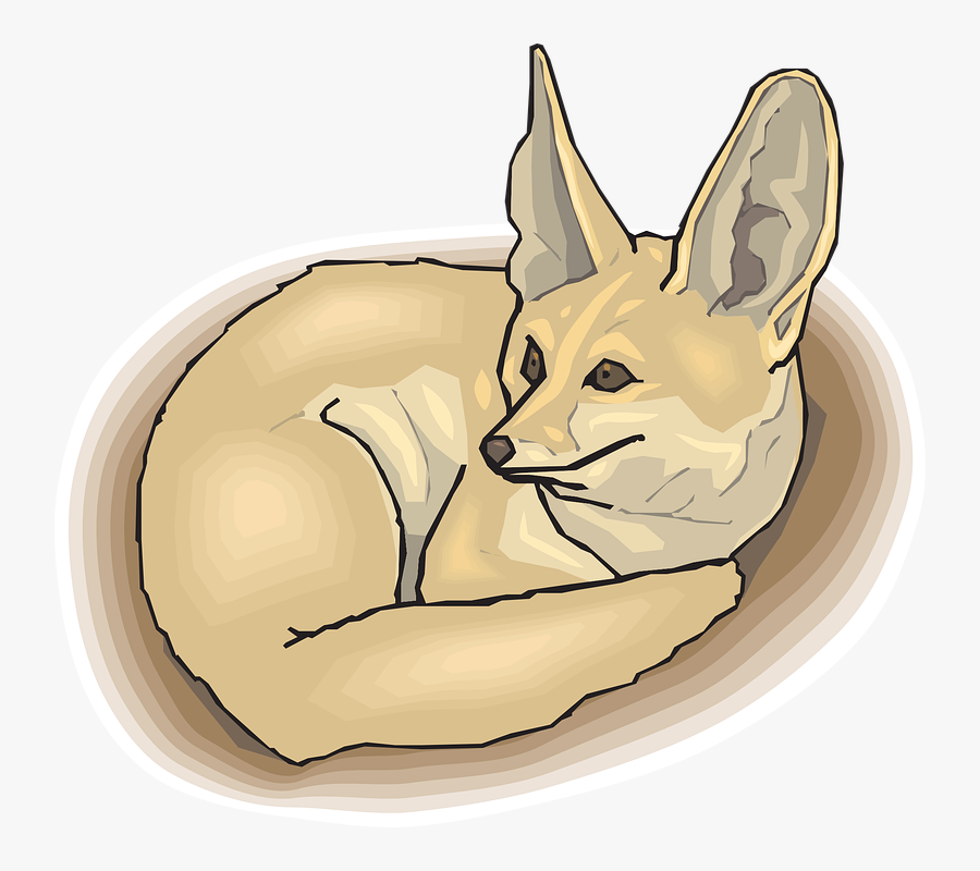 Fenec Fox Clipart Transparent, Transparent Clipart