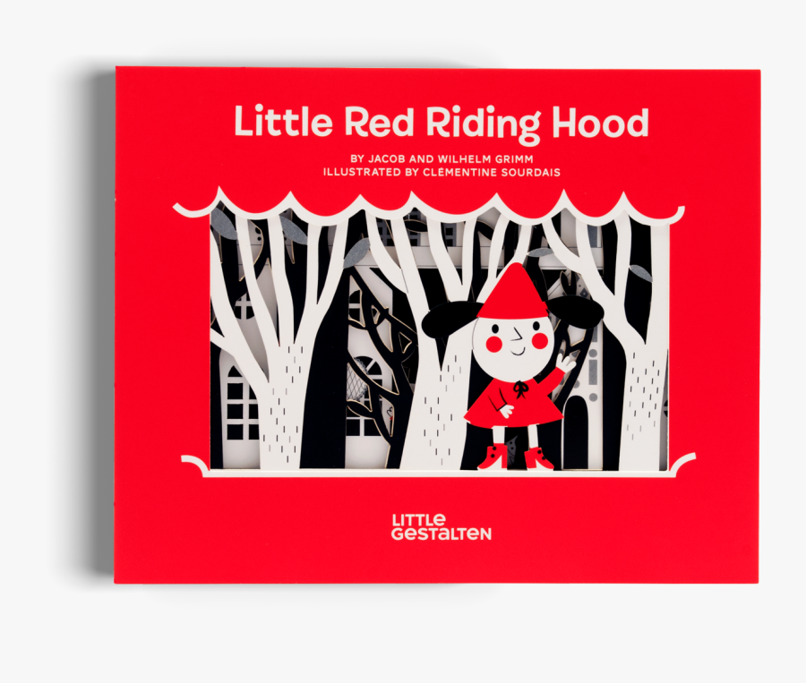 Transparent Little Red Riding Hood Grandma Clipart - Red Riding Hood Cut Book, Transparent Clipart