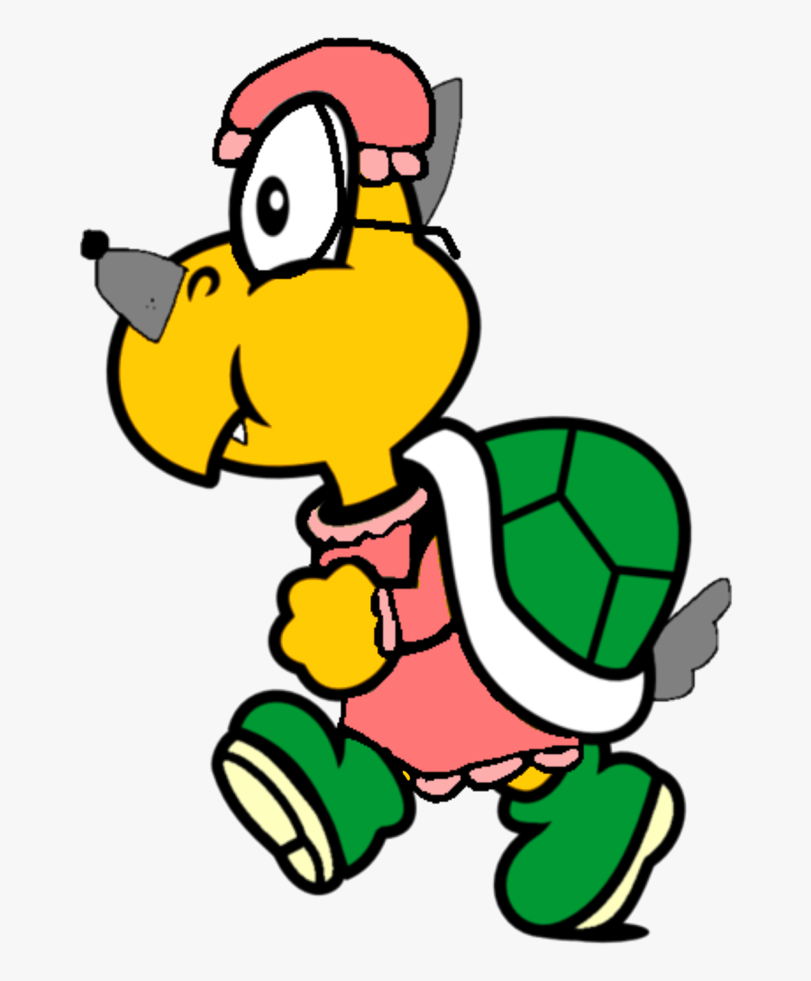 Captain Koopa As Big Bad Wolf Disguised As Little Red - Koopa Troopa 2d, Transparent Clipart