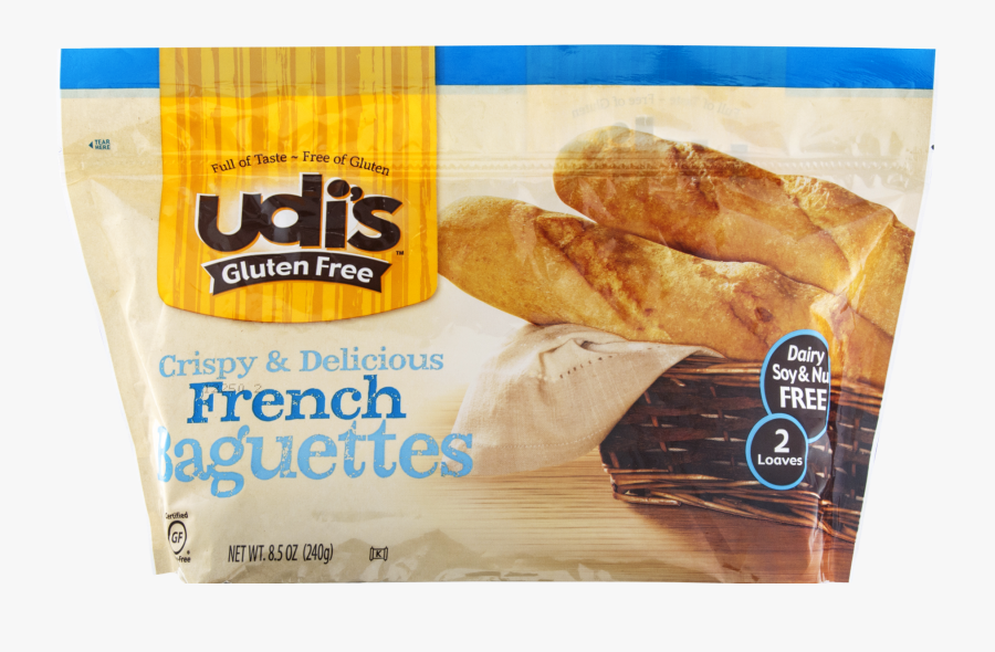 Transparent Baguette Clipart - Udis French Bread, Transparent Clipart