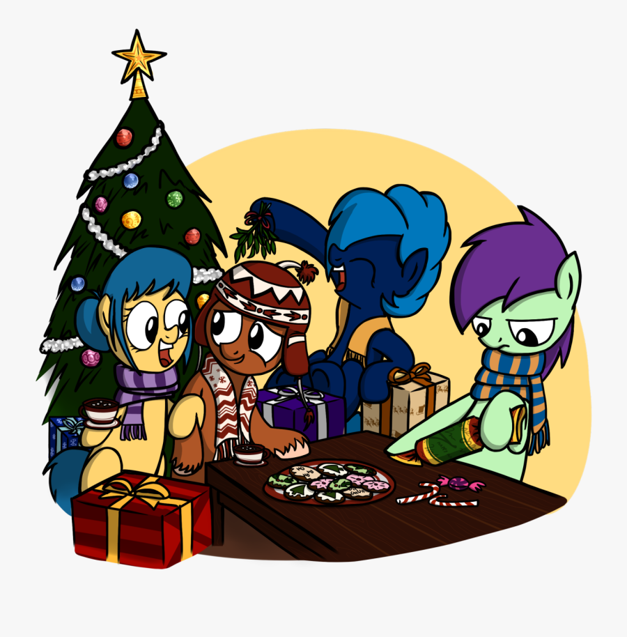 Merry Christmas From All Of Us At Buck - Cartoon, Transparent Clipart