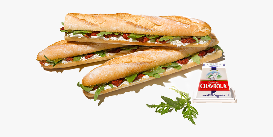 Sandwich Clipart Baguette Sandwich - Fast Food, Transparent Clipart