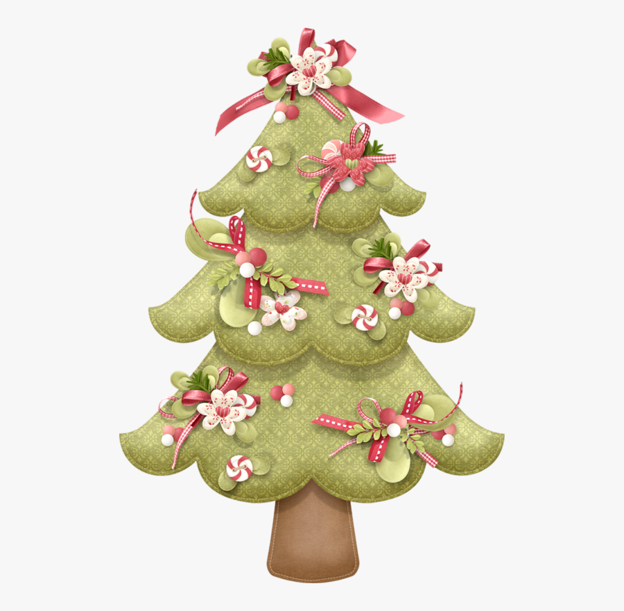 Transparent Cartoon Christmas Tree Png - Christmas Tree, Transparent Clipart