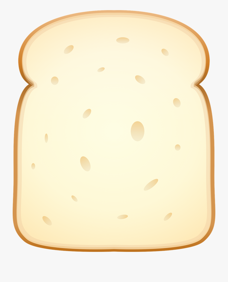 White Bread Bread Baking Free Picture - Slice Of Bread Vector Png, Transparent Clipart