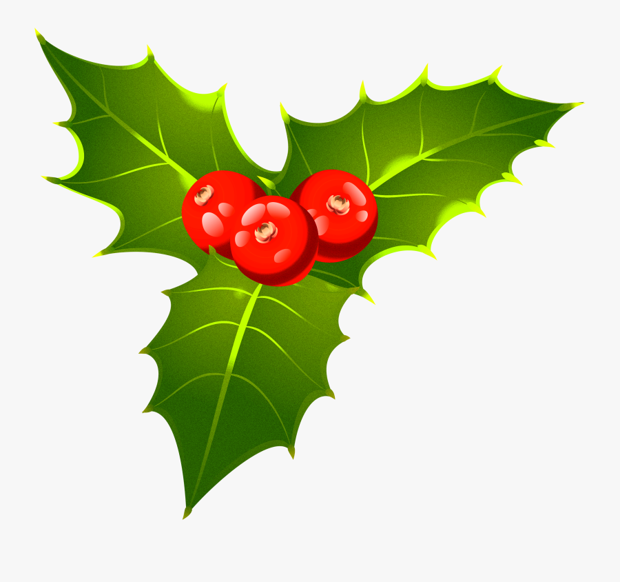 Openclipart Mistletoe Christmas Day Free Clipart Hq - Mistletoe Clipart Png, Transparent Clipart