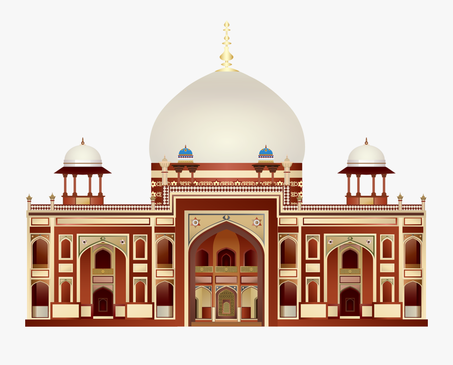 Mosque - Humayun's Tomb, Transparent Clipart