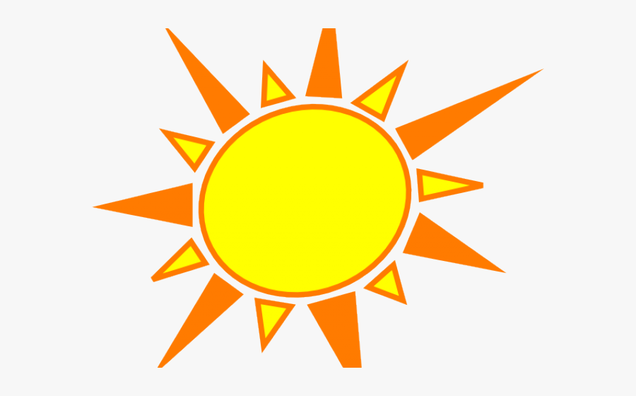 Yellow And Orange Sun, Transparent Clipart
