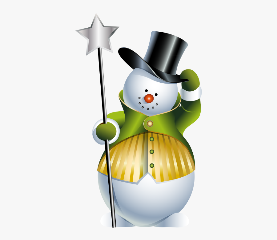 Transparent Background Christmas Snowman, Transparent Clipart