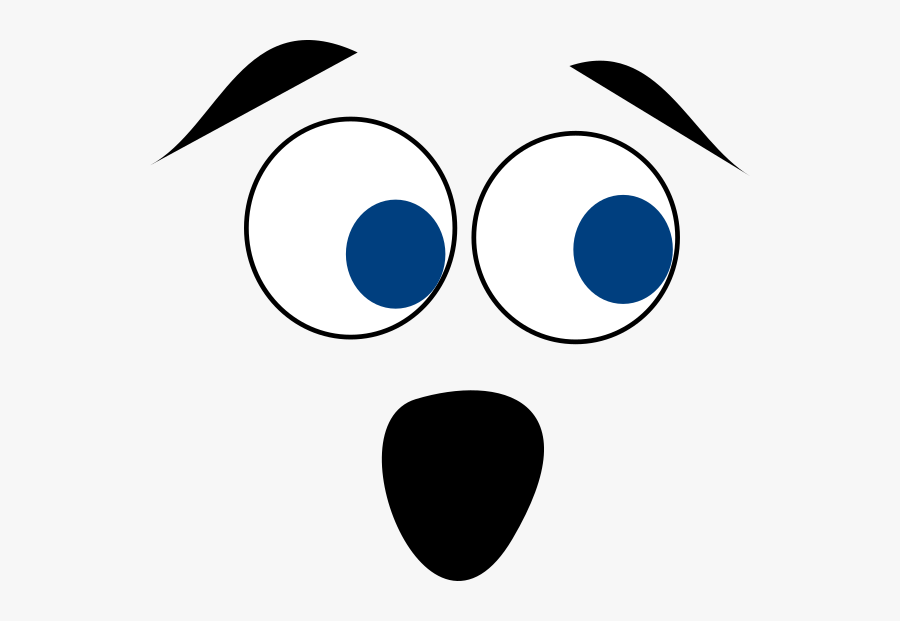 Facial Expression Clipart Scared, Transparent Clipart
