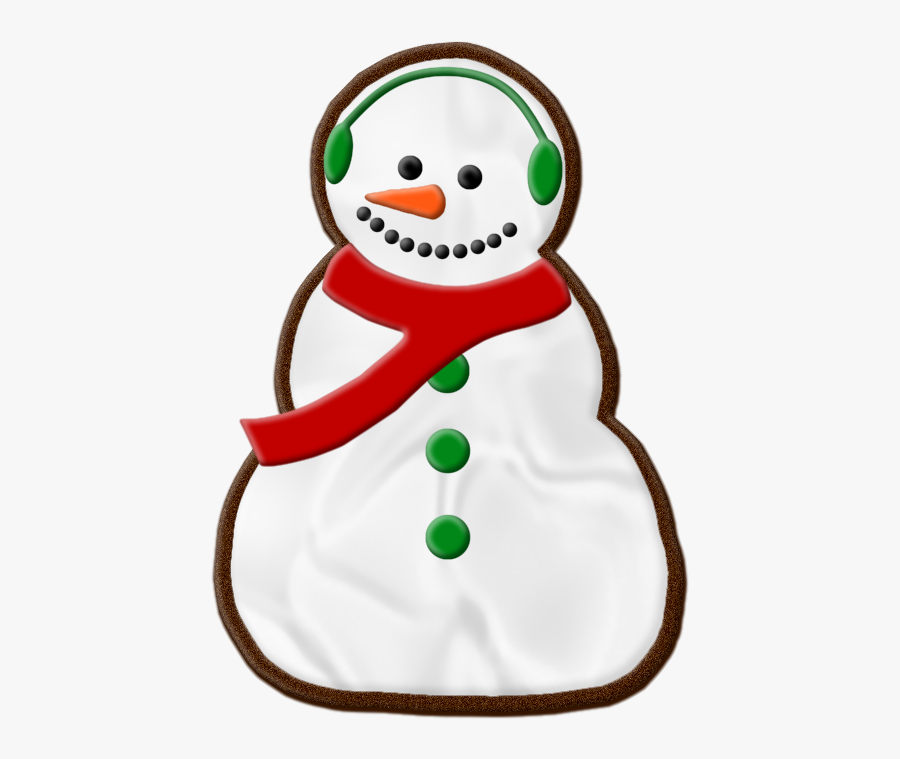 Transparent Snowman Png - Snowman Cookie Png, Transparent Clipart