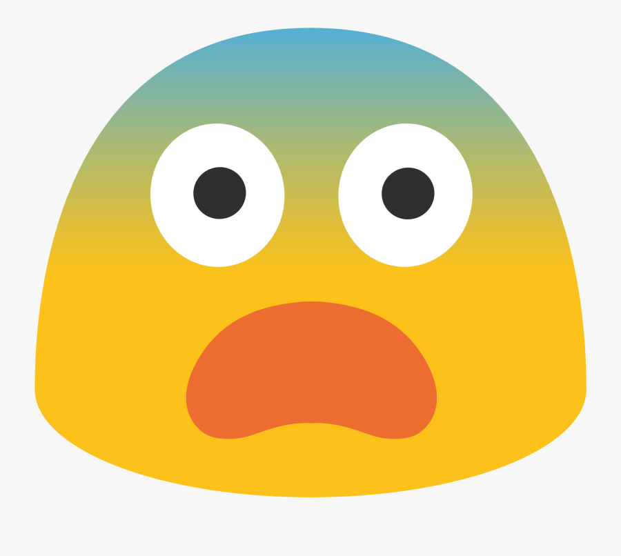 Emoji Scared Www Imgkid Com The Image Kid Has It Love - Cara Asustada, Transparent Clipart